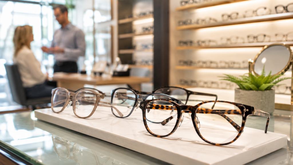 Designer eyeglass frames at Vision Source Orland Park